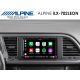 Alpine iLX-702LEON- Navegador GPS Seat León CarPlay y Android Auto navegador GPS Coche