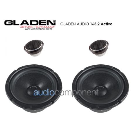 Gladen Audio PRO 165.2 Activo - Altavoces para coche