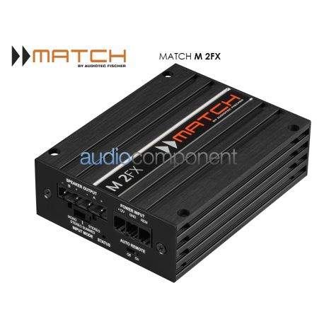 MATCH M 2FX - Amplificador 2 canales para coche