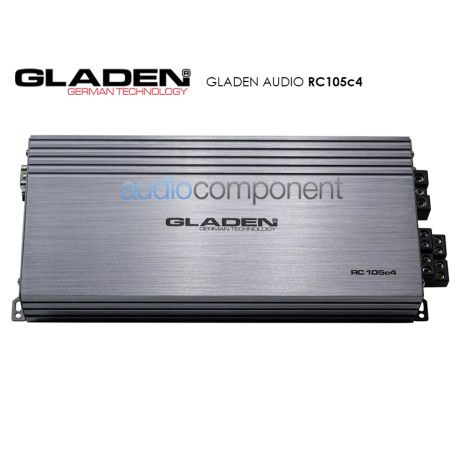 Gladen Audio RC105c4 - Amplificador 4 canales