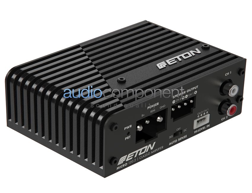 Amplificador para coche muy compacto y alta calidad de sonido ETON Micro  120.2