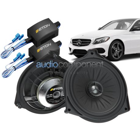 ETON UG MB100 PX - Altavoces bandeja trasera Mercedes Clase C, Clase E, Clase S y Mercedes GLC