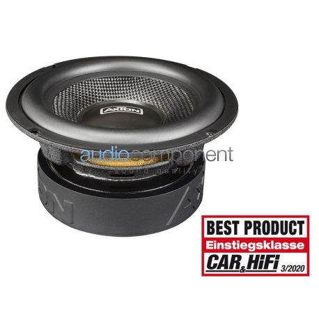 Subwoofer Axton ATW16 para coche de 6,5 165mm de tamaño pequeño y compacto