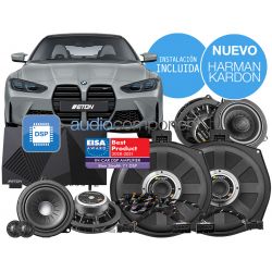Instalación de kit de sistema de sonido para coche BMW ETON HARMAN KARDON - UPGRADE Audio Component BMW DSP