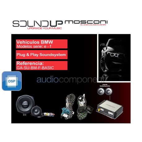 Kit sonido BMW Gladen Audio ONE 202 BMW y Mosconi 6|8 DSP - GA-SU-BM-F-BASIC