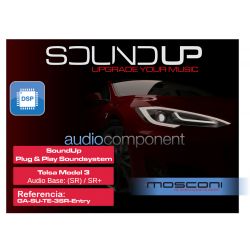 Kit sonido TESLA MODEL 3 Gladen Audio GA-200 SLIM-3 y Mosconi 6|8 DSP - GA-SU-TE-3SR-Entry