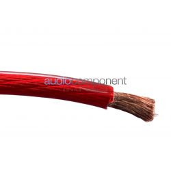 Cable de alimentación 50 mm. Color Rojo para amplificador de coche puro de cobre 100% libre de oxígeno