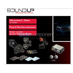 SOUNDUP GA-SU- MB- 206 - BASIC Gladen Audio Mosconi - Instalación equipo de música para coche Mercedes Clase C W206