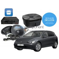 Instalación sistema de sonido HIFI para coche GOLF 8 - Kit de sonido específico para VOLKSWAGEN GOLF VIII
