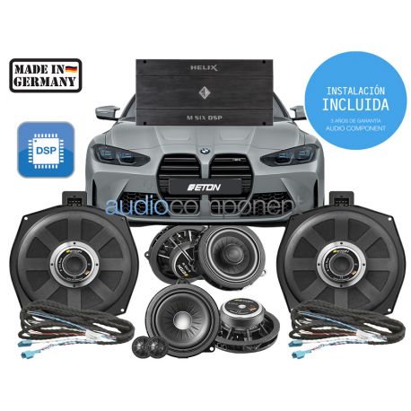 Instalación de kit de sistema de sonido para coche BMW ETON REFERENCE - UPGRADE Audio Component BMW DSP (1)