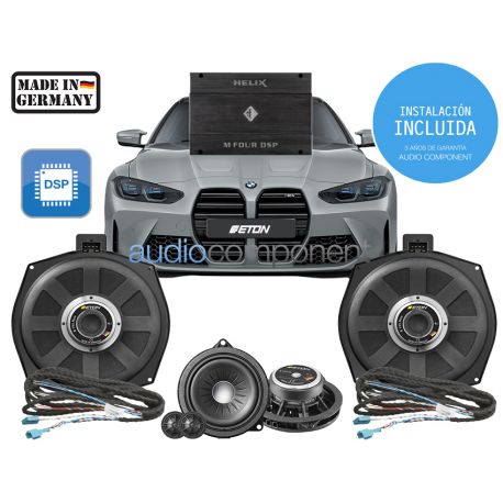 Instalación de kit de sistema de sonido para coche BMW ETON PERFORMANCE - UPGRADE Audio Component BMW DSP (1)