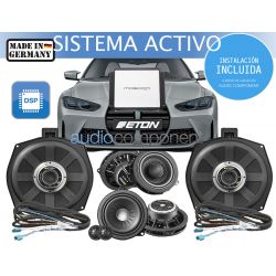 Instalación de kit de sistema de sonido para coche BMW ETON ARMONY - UPGRADE Audio Component BMW DSP