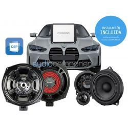 Sistema de sonido BMW con instalación incluida - AXTON, EMPHASER y Mosconi Pico 4 | 8 DSP