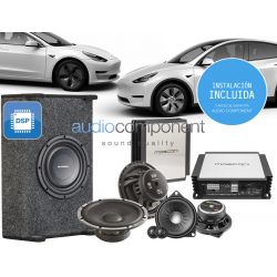 Sistema de sonido Tesla Model Y, Tesla Model 3 con instalación incluida - Kit de sonido Premium Tesla (Ref: Tes.5)