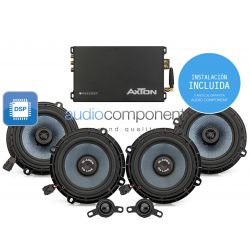 Sistema de sonido GLADEN ONE 165 HYUNDAI I30 AXTON DSP con instalación incluida - Kit de sonido Premium HYUNDAI I30