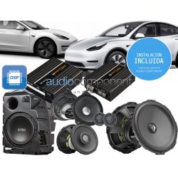 Sistema de sonido Tesla Model Y, Tesla Model 3 con instalación incluida - Kit de sonido Premium Tesla (Ref: Tes.2)