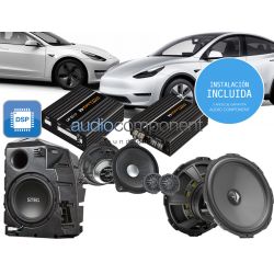 Sistema de sonido Tesla Model Y, Tesla Model 3 con instalación incluida - Kit de sonido Premium Tesla (Ref: Tes.1)