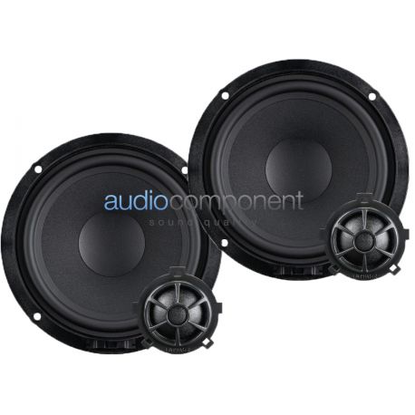 Emphaser EM-VWFX155 - Juego de altavoces de 2 vías de 15,5 cm para vehículos Volkswagen, Seat y Skoda