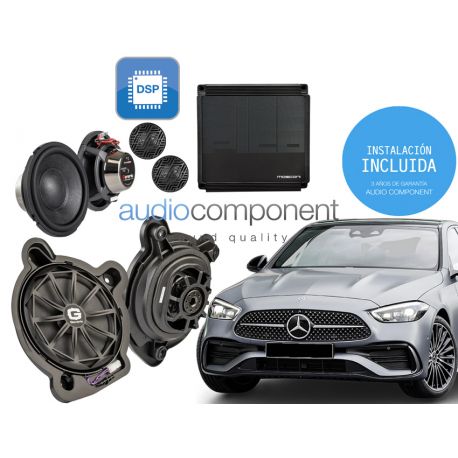Kit de sonido Mercedes Clase C w206 Gladen Audio Mosconi con instalación - Equipo de música específico para MERCEDES (1)