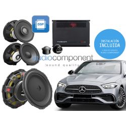 Kit de sonido de Alta Gama Mercedes Clase C w206 Gladen Audio Mosconi con instalación incluida (2)