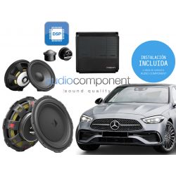 Kit de sonido de Alta Gama Mercedes Clase C w206 Gladen Audio Mosconi con instalación