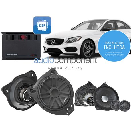 Instalación sistema de sonido para coche MERCEDES ETON MOSCONI CLASE AB ACTIVO FRONT - Equipo de música MERCEDES
