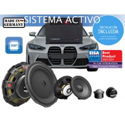 Instalación de kit de sistema de sonido para coche BMW HELIX COMPOSE I7 MOSCONI ACTIVE FRONT - UPGRADE Audio Component BMW DSP