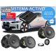 Instalación de kit de sistema de sonido para coche BMW i4 BMW HELIX COMPOSE I3 I5 MATCH UP 8 DSP ACTIVE FRONT Y REAR
