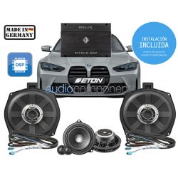 Instalación de kit de sistema de sonido para coche BMW ETON HELIX - UPGRADE Audio Component BMW DSP