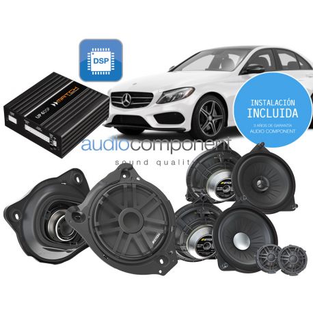 Instalación sistema de sonido para coche MERCEDES ETON MOSCONI ACTIVO FRONT - Equipo de música MERCEDES