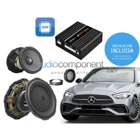 Kit de sonido Mercedes Clase C w206 HELIX & Mosconi con instalación - Equipo de música específico para MERCEDES (1)