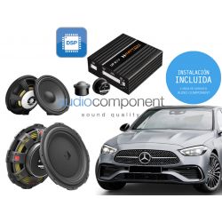 Kit de sonido de Alta Gama Mercedes Clase C w206 Gladen Audio Mosconi con instalación