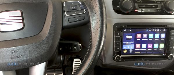 Navegador GPS OEM para coche Seat León MK2 con cámara de